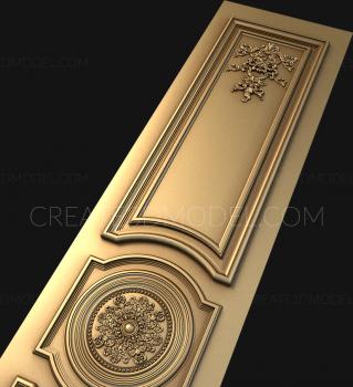 نموذج ثلاثي الأبعاد لآلة CNC أبواب منحوتة 